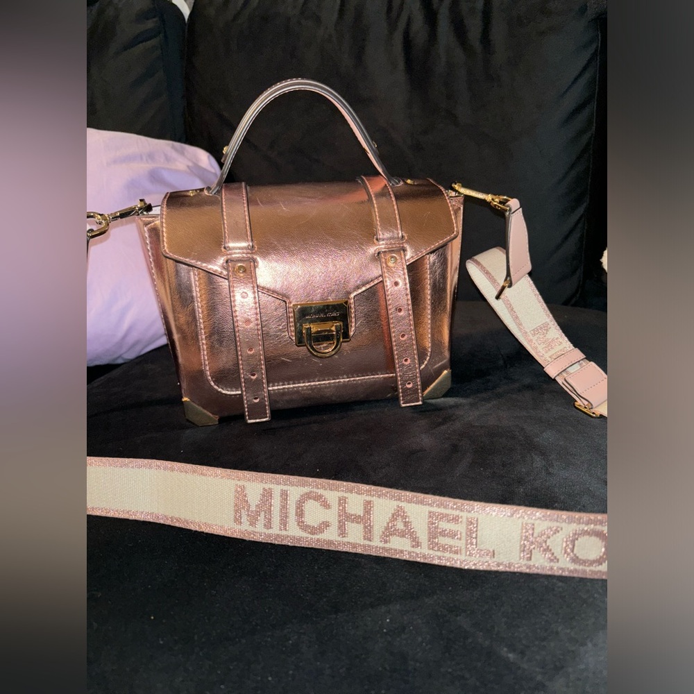 Michael Kors metallic purse